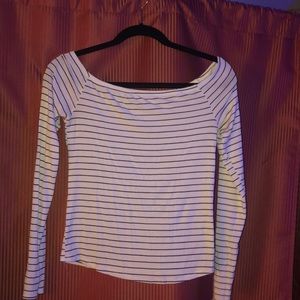 Off the shoulder long sleeve